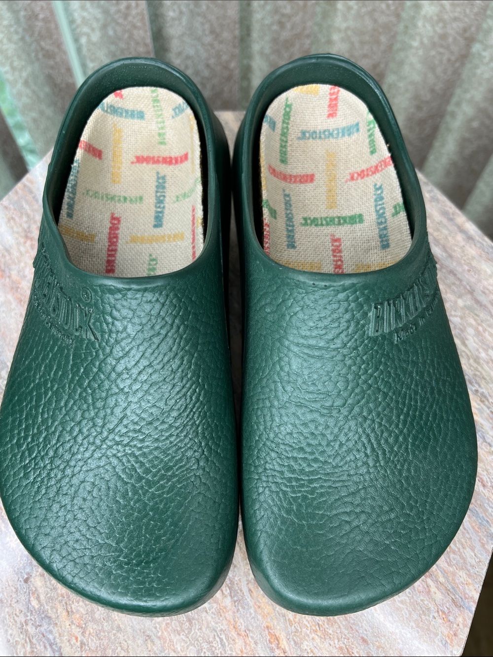 Birkenstock Kids NWOB Dark Green Slip-On Clogs S-5